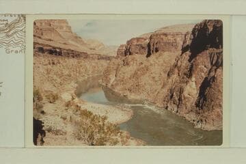 Up river from slope between Trail and 220 Mile Canyons