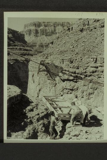 Loading Skip, Marble Canyon damsite