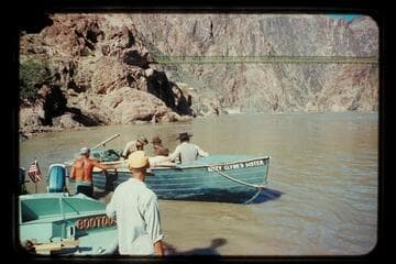 "Kitty" under way; Bright Angel Creek