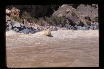 "Wee Red" running out of Vulcan Rapids