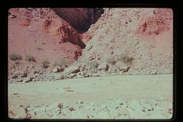 "Wee Red" up Hance River