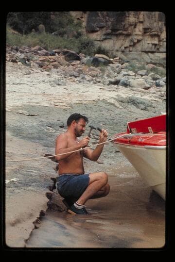 Repair "Wee Red"; Vulcan Rapids