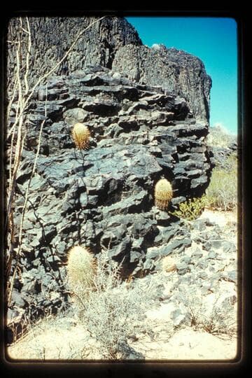 Lava block; Mile 214
