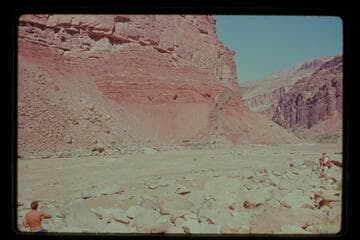 "Wee Red" up Hance River