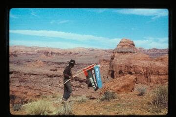Dance of the flags; Nasja Begay