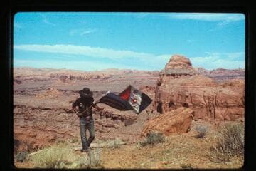 Dance of the flags; Nasja Begay