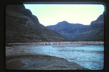 Mouth of Little Colorado in flood