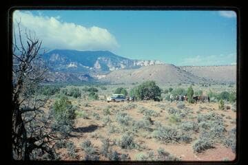 Navajo Mountain from Cactus Rock