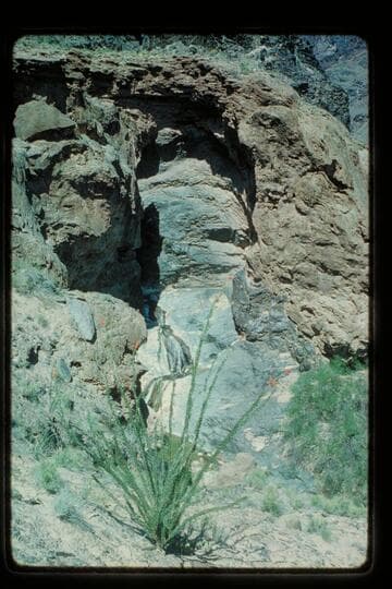Block and fall; Travertine Creek