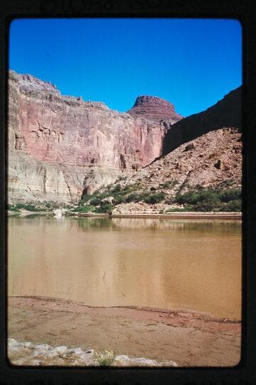 Chopper up river from Little Nancoweap