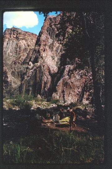 Carry Sportyak to pack out; Bright Angel Creek