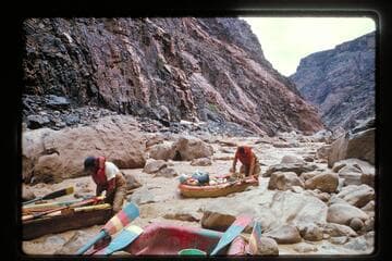 Nosing Sportyaks; Horn Creek Rapids