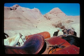 Over the top route into basin north of Sid Whiskers Butte