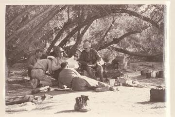 Camp at Hite- start of 1938 trip