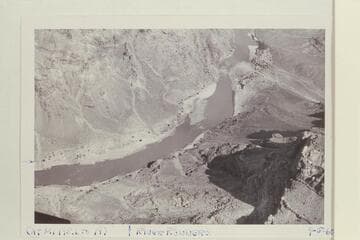 Mile 195.7 to 197.  Gypsum Canyon enters at upper right