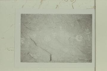 Paintings in Davis Gulch upstream from natural window or arch