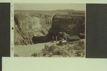 Gorge of the Little Colorado River [on photo reverse:  Gorge of the Little Colorado River on Nara Hopi Road--near Grand Canyon, Arizona]