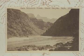 Up from the mouth of Garden Creek; Mile 89