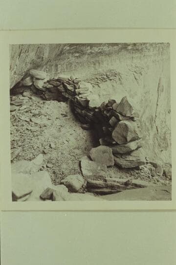 Ruins at mouth of Bridge Canyon