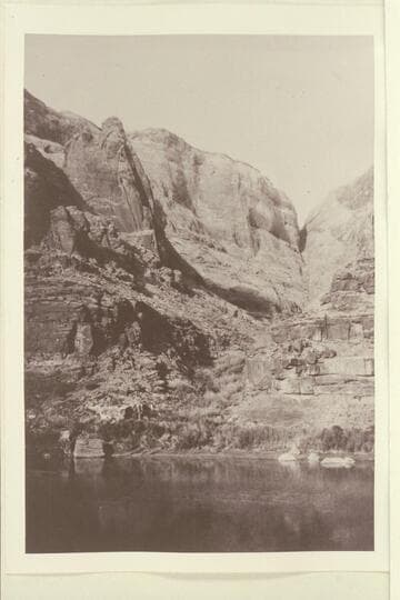 Hole in the Rock.  Copy of print in the Miller collection