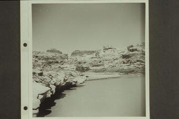 Mouth of the Dirty Devil River (Fremont River).  Lunch stop of the Nevills party