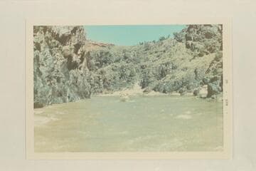 Harris-Brennan motorboat cruising Westwater Canyon