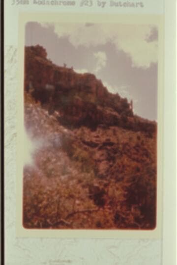 The Bayonet.  Redwall climb