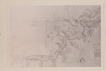 Holmstrom's sketch of Sockdologer Rapid.  The sketch appears to be the course of 1938