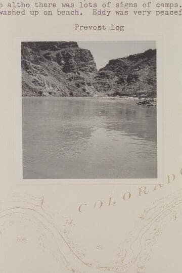 The eddy at Mile 206.8.  The boat party stopped for lunch at this point and reported no violence in the eddy.  Gauge was around 10,000