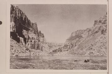 Somewhere in Cataract Canyon.  Photo from the French Trio in kayaks