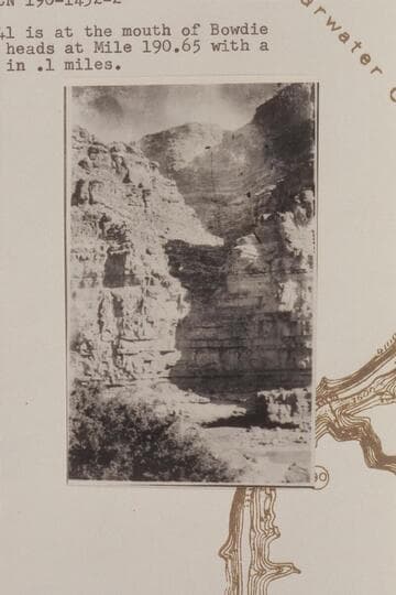 Side canyon (Hanging Valley) at head of Rapid #41 just above camp of September 23