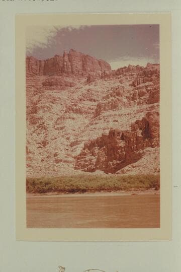 Side canyon at Mile 206.2, right bank