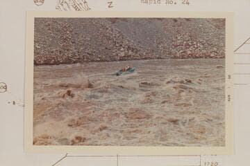 Harris-Brennan boat between Rapids 22 and 23