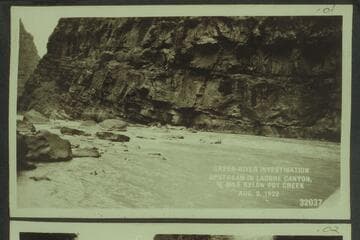 Green River Investigation:  Upstream in Ladore Canyon, 3/4 Mile below Pot Creek