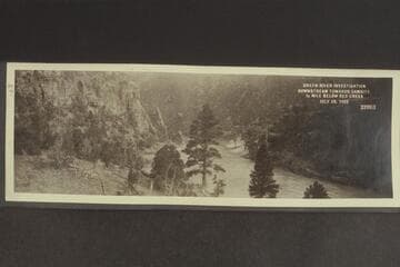 Green River Investigation:  Downstream towards Damsite, 1/2 Mile below Red Creek