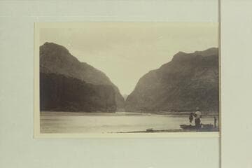 The foot of Black Canyon.  Print from the Freeman collection