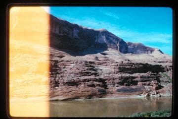 Jackass Bench and trail to it; upriver from Hole in the Rock