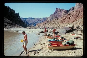 Down from camp at Mile 209.6