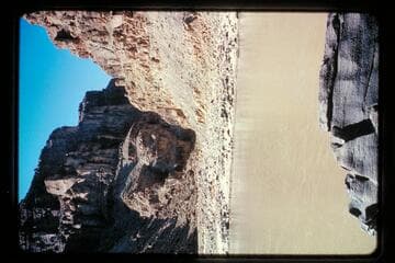 Across to canyon at 210.7, right bank