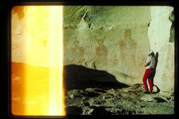 Paintings, 3 miles north of Thompson