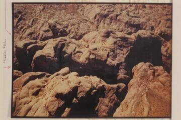 The junction of the middle and north fork of the side canyon at Mile 73.6