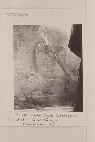The Marble Canyon.  Reversed?