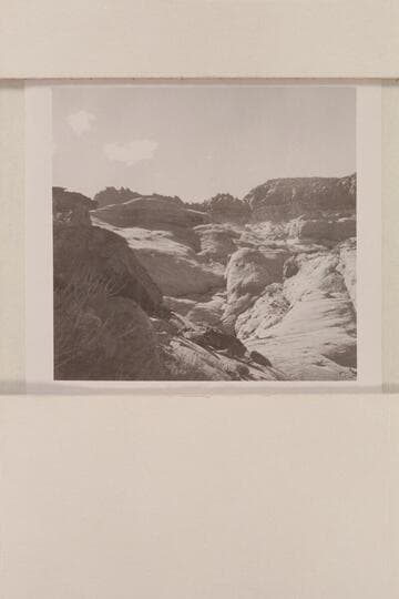 Up toward head of southwest fork of 73 and butte 6069