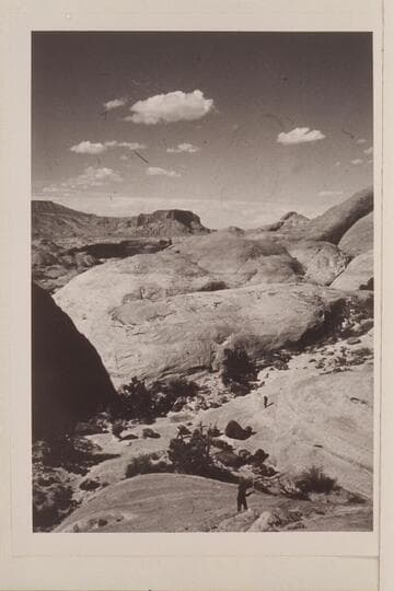 Trail from Black Water Creek to Moepitz.  The canyon of the Colorado and Sixty Mile Point
