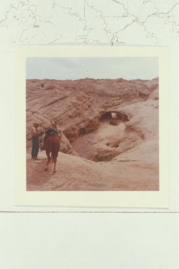 Small natural bridge in tributary of Hall Creek half mile above Baker Ranch