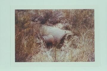 One of the boilers left at Lees Ferry after the Spencer placer operations