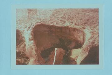 The abandoned meander at Coyote Natural Bridge