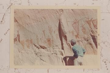 Pictographs in Horseshoe Canyon