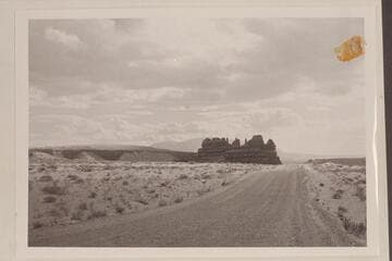 The Henry Mountains; The Unknown Mountains.  From Greenriver- Hanksville Road