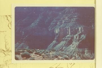 Cave--right center.  East arm of Cremation Canyon